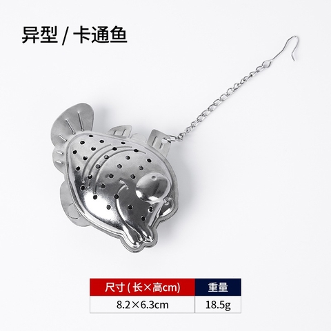 Lọc inox hình tròn cao cấp, có dây treo, nhiều kích thước, quả lọc- nhiều kích thước