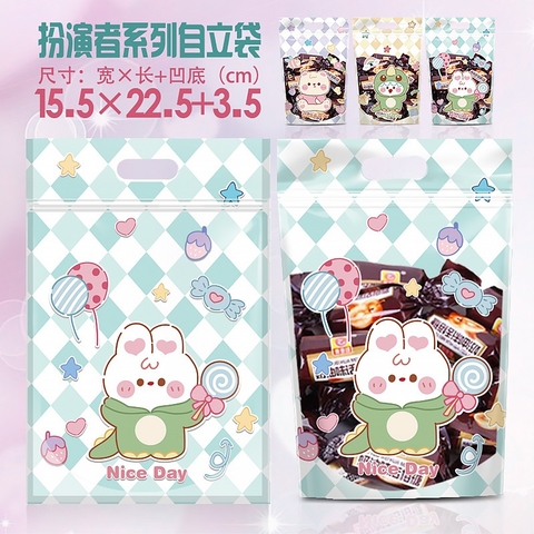 Combo 50 Túi Zip Đựng Kẹo Hạnh Phúc Nougat 2022