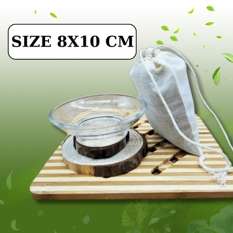 Túi lọc vải sợi đựng gia vị nấu ăn, lọc sữa hạt