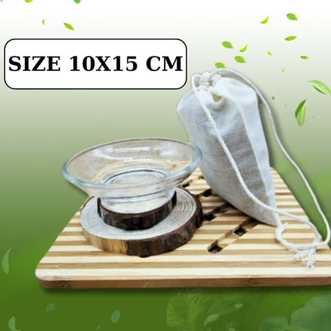Túi lọc vải sợi đựng gia vị nấu ăn, lọc sữa hạt