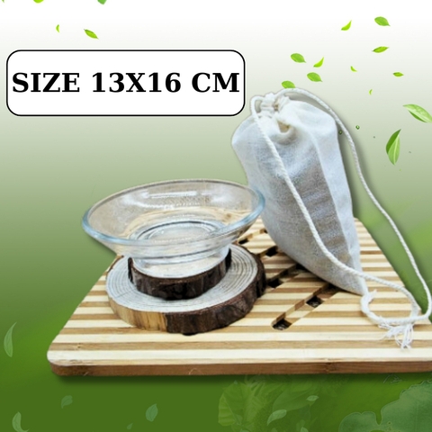 Túi lọc vải sợi đựng gia vị nấu ăn, lọc sữa hạt