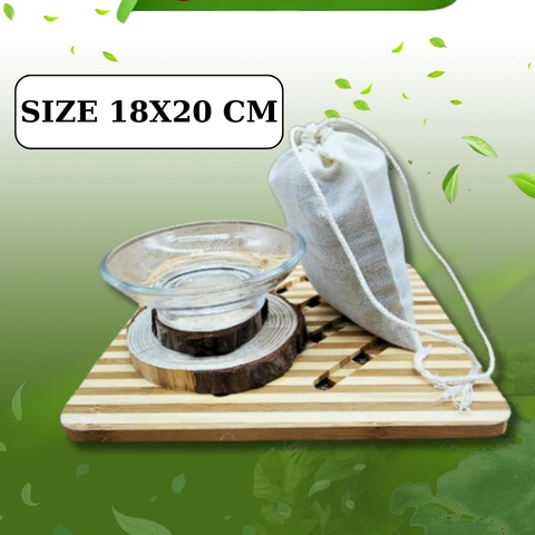 Túi lọc vải sợi đựng gia vị nấu ăn, lọc sữa hạt