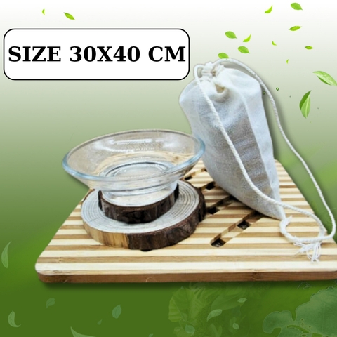 Túi lọc vải sợi đựng gia vị nấu ăn, lọc sữa hạt