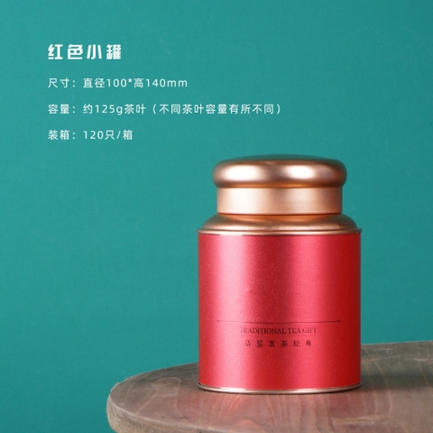 Hũ tròn đựng trà đen CAO CẤP nắp tròn nhiều màu sắc- PHUKIENTUILOC