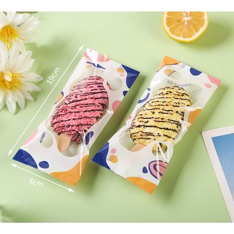 TÚI NILON ĐỰNG KEM MÚT - CHUYÊN DỤNG ĐỰNG KEM QUE, KEM HANDMADE- 100 TÚI 8X19CM- PHUKIENTUILOC