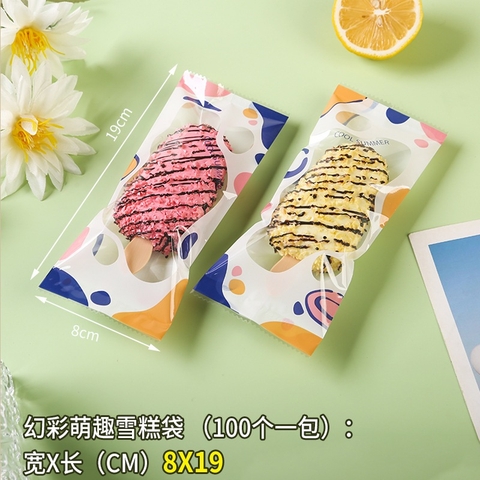 TÚI NILON ĐỰNG KEM MÚT - CHUYÊN DỤNG ĐỰNG KEM QUE, KEM HANDMADE- 100 TÚI 8X19CM- PHUKIENTUILOC