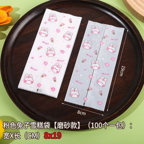 TÚI NILON ĐỰNG KEM MÚT - CHUYÊN DỤNG ĐỰNG KEM QUE, KEM HANDMADE- 100 TÚI 8X19CM- PHUKIENTUILOC