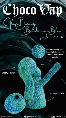 Old Style Bandit Mini Blue Dimensions