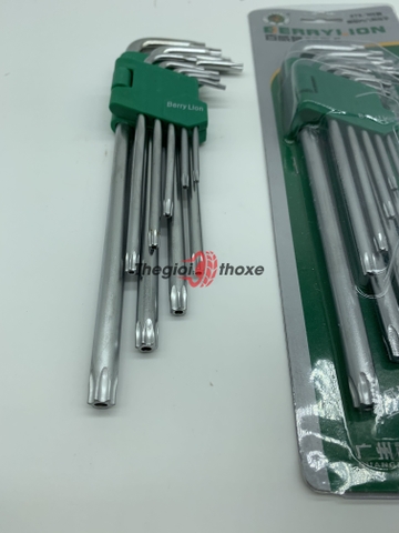 Bộ lục giác hoa thị có lỗ 9 cây Berrylion