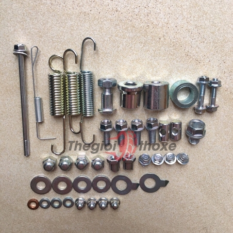 Lò xo : chống đứng & nghiêng + thắng + Stop + má phanh