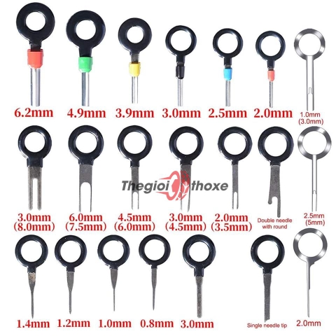 Bộ dụng cụ tháo giắc điện ô tô, xe máy bao gồm 21 chi tiết