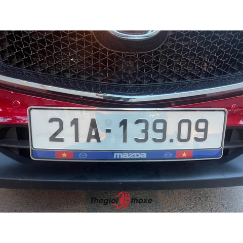 phôi ép biển số ô tô dài có cờ 
