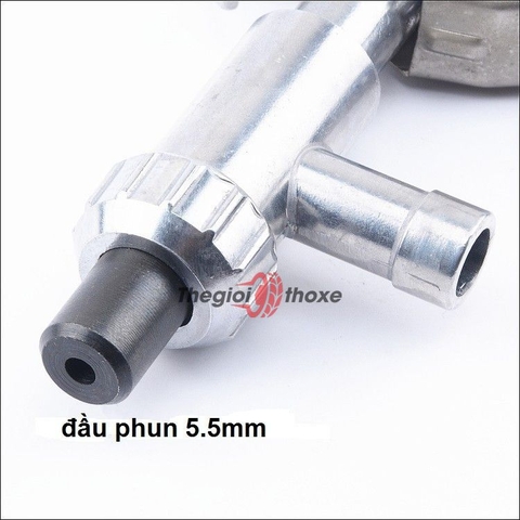 Thân súng được làm từ chất liệu thép không gỉ có độ bền cao