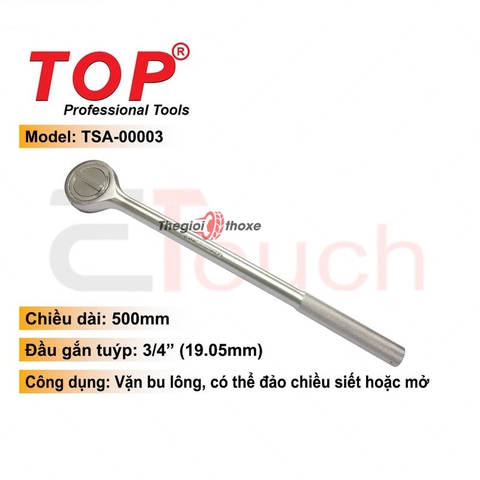 Thông số tay vặn khẩu 3/4 đảo chiều TOP
