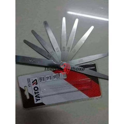 Thước lá chỉnh cò có thiết kế nhỏ gọn, các lá thước được gắn cố định có thể xòe ra dạng quạt