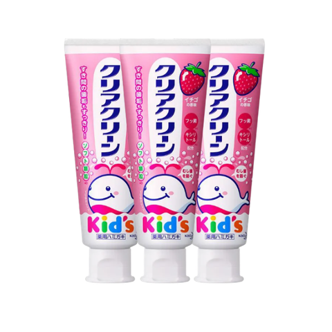 Kem Đánh Răng Trẻ Em Kao Clear Clean Hương Dâu 70g