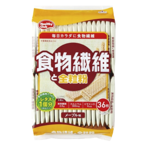 Bánh xốp Hamada Heathy bổ sung canxi  & Chất Xơ Vị Lúa Mì