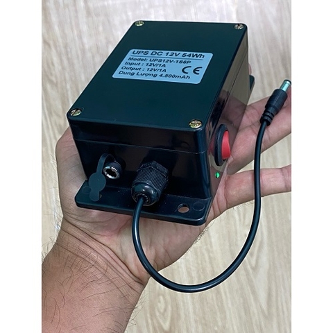 UPS DC 12V lưu điện cho camera 1.500mAh - 4.500mAh