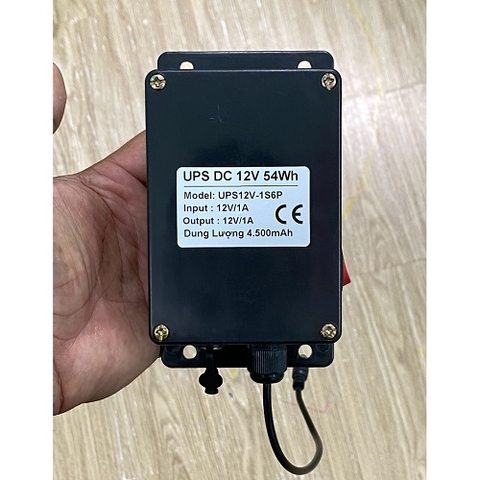 UPS DC 12V lưu điện cho camera 1.500mAh - 4.500mAh