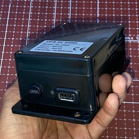 Ups - lưu điện 5V 18Wh - 54Wh dùng cho camera wifi và thiết bị điện 5V 1A