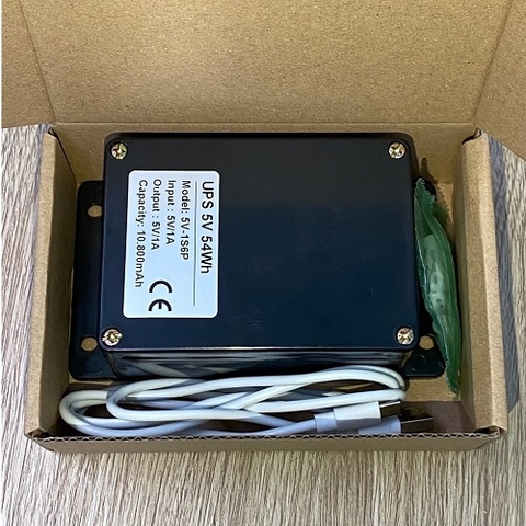 Ups - lưu điện 5V 18Wh - 54Wh dùng cho camera wifi và thiết bị điện 5V 1A