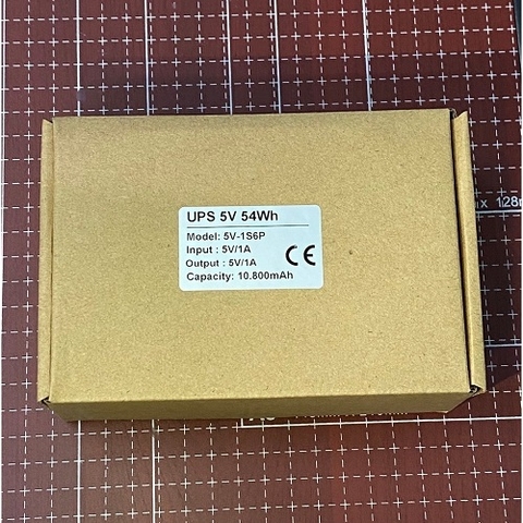Ups - lưu điện 5V 18Wh - 54Wh dùng cho camera wifi và thiết bị điện 5V 1A