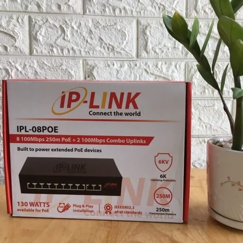 Bộ chia mạng Switch Smart IP-Link POE 8 port