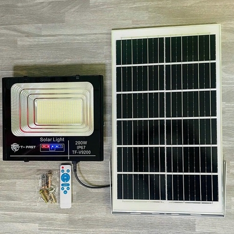 Đèn pha năng lượng mặt trời 200W TF-V9200 vỏ nhôm