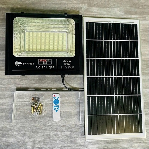 Đèn pha năng lượng mặt trời 300W TF-V9300 vỏ nhôm