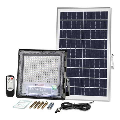 Đèn pha năng lượng mặt trời chống chói 200W JD-7200