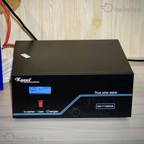 Bộ UPS 220V sin chuẩn 1000VA 600W sạc acquy 12V