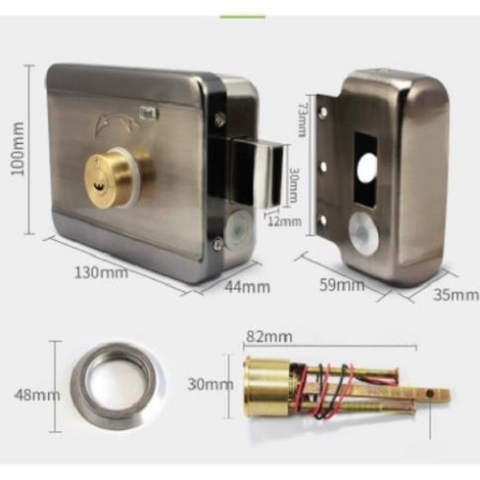 Khoá Cổng Sắt Dùng Nguồn 12V Trong Hệ Thống Access Control