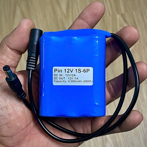 Pin lưu điện 12V 4.000mAh 48Wh 1S-6P