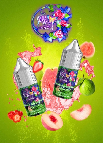 Pix (30ml)(Salt) Guava Strawberry Peach ( Dâu Ổi Đào ) - Pod247vn