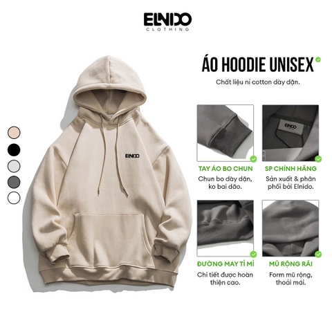 Áo Hoodie Premium unisex dài tay chất nỉ cao cấp