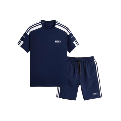 Bộ thể thao Poly nam cộc tay thoáng mát năng động