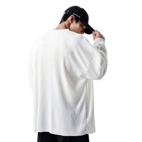 Áo thun gân nam dài tay unisex