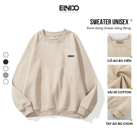Áo Sweater Premium unisex dài tay chất nỉ cao cấp