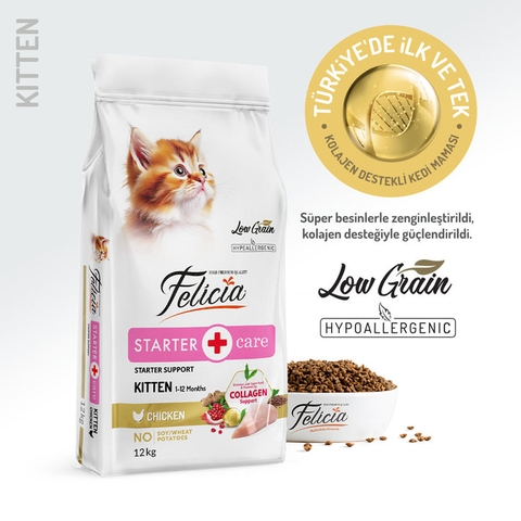 Hạt Felicia Kitten Chicken cho mèo mẹ mèo con vị Gà