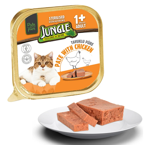 Lon 100gr - Pate Jungle cho Mèo