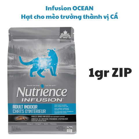Hạt Infusion Adult Nutrience Ocean vị Cá cho Mèo Trưởng thành