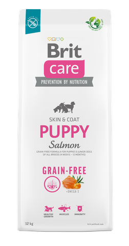 Hạt BRIT Care DOG GRAIN-FREE PUPPY Salmon cho Chó con