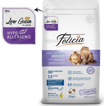 Hạt Felicia Light & Sterilised Adult cho Mèo