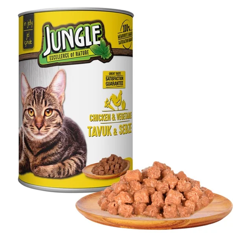Lon 415gr - Pate Jungle cho mèo