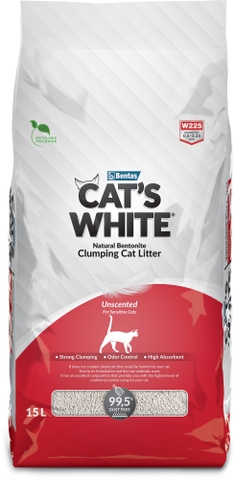 15L|12.75kg - Cát đất sét Cat's White