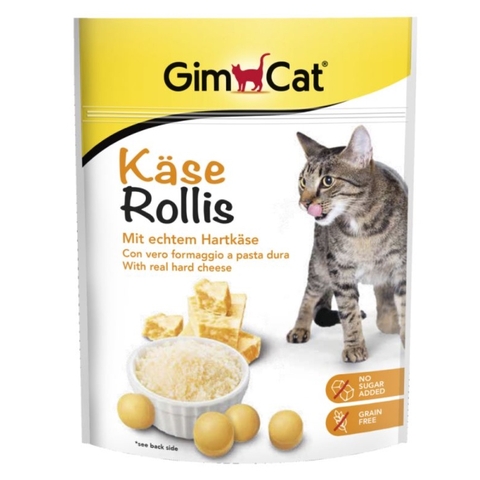 Kase Rollis Cheezies Tabs Gimcat - Snack viên phô mai giúp giảm stress cho mèo