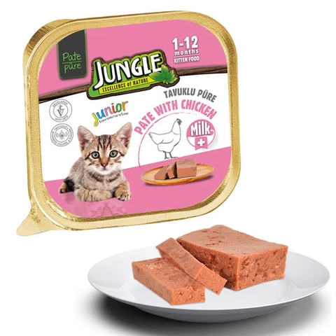 Lon 100gr - Pate Jungle cho Mèo