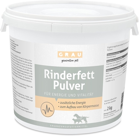 Bột mỡ bò Rinderfett Pulver Grau
