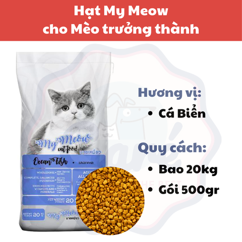 Hạt My Meow cho Mèo trưởng thành mọi giống
