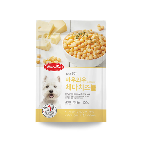 Cheddar Cheese Ball Bowwow - Phomai viên nguyên chất Bowwow